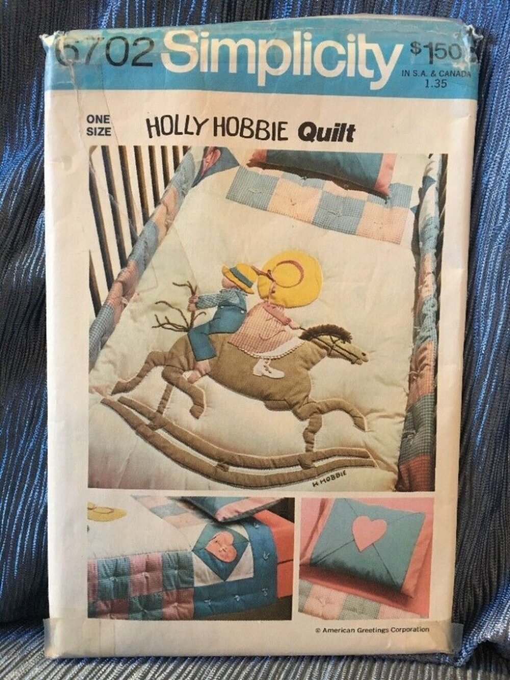Holly Hobbie Crib & Youth Quilt Pattern Simplicity 6702